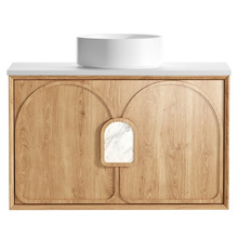 Laguna 900mm Wall Hung Vanity Package with LED Mirror